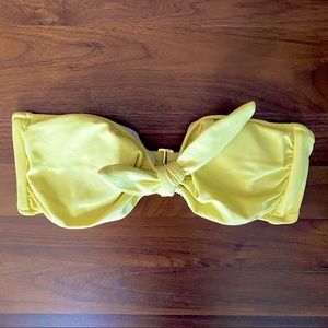 Victorias Secret Yellow Bikini Top XS